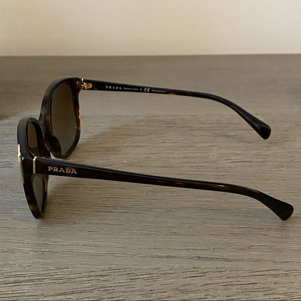 Prada 55mm Polarized Cat Eye Sunglasses - Picture 11 of 16